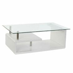 DKD Home Decor Stranska mizica DKD Home Decor Crystal Metal Wood White (120 x 65 x 42 cm)