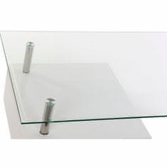 DKD Home Decor Stranska mizica DKD Home Decor Crystal Metal Wood White (120 x 65 x 42 cm)