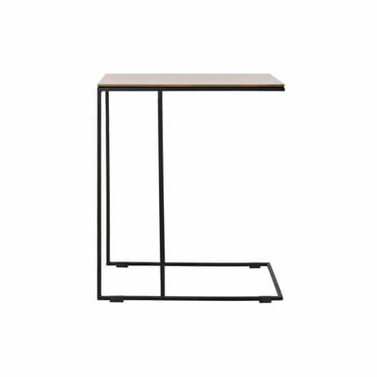 DKD Home Decor Stranska mizica DKD Home Decor 8424001807475 50 x 30 x 61 cm Črna kovina Rjava