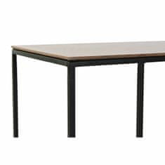 DKD Home Decor stranska miza, les/kovina, rjavo črna, 50 x 30 x 61 cm