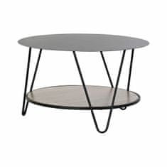DKD Home Decor Stranska mizica DKD Home Decor Brown Black Wood Metal (65 x 65 x 39 cm)