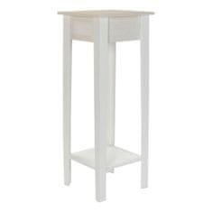 DKD Home Decor Stranska mizica DKD Home Decor Bela MDF (30 x 30 x 80 cm)