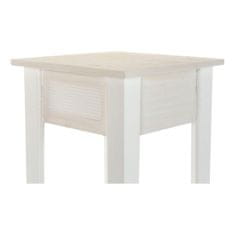 DKD Home Decor Stranska mizica DKD Home Decor Bela MDF (30 x 30 x 80 cm)