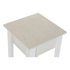 DKD Home Decor Stranska mizica DKD Home Decor Bela MDF (30 x 30 x 80 cm)