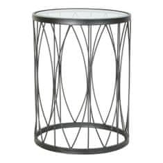 DKD Home Decor Stranska mizica DKD Home Decor Black Crystal Iron (45 x 45 x 60 cm)