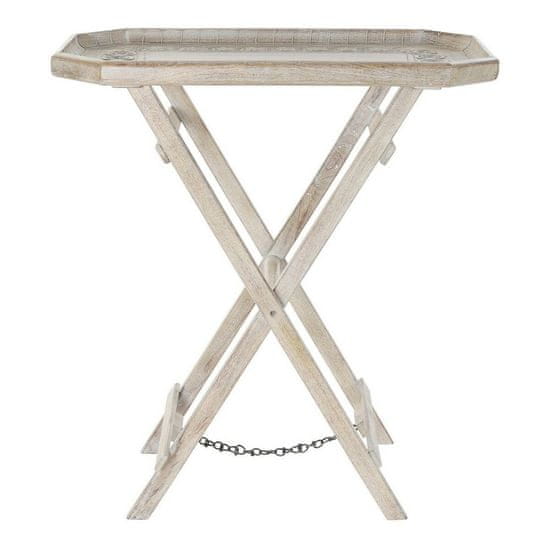 DKD Home Decor Stranska mizica DKD Home Decor Bela Mango les Svetlo rjava (76,2 x 45,7 x 83,8 cm)