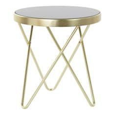 DKD Home Decor Stranska mizica DKD Home Decor Crystal Steel (42 x 42 x 46 cm)