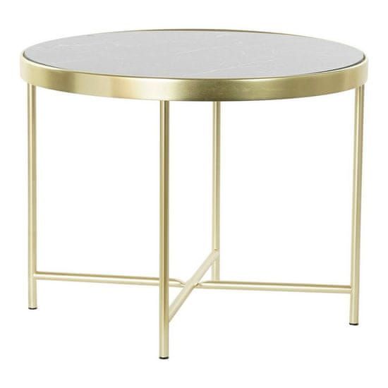 DKD Home Decor Stranska mizica DKD Home Decor Crystal Steel (60 x 60 x 46 cm)