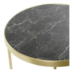 DKD Home Decor Stranska mizica DKD Home Decor Crystal Steel (60 x 60 x 46 cm)