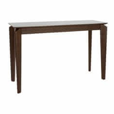 DKD Home Decor Stranska mizica DKD Home Decor Bela rjava keramika oreh (120 x 39 x 77 cm)