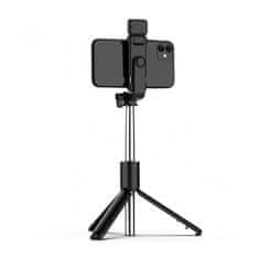 Cool Mango 6 v 1 selfie palica, tripod, primeren za vse telefone, snemljiva lučka, na daljinsko upravljanje, za profesionalne slike in videoposnetke, z vgrajeno LED ličko, multifunkcionalna – SelfieStick