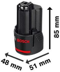 BOSCH Professional baterija Li-ion GBA 12 V 3.0 Ah (1600A00X79)