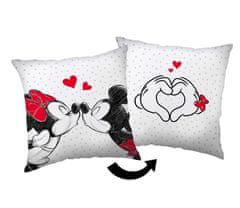 Jerry Fabrics Vzglavnik Mickey in Minnie Love 05 Poliester, 40/40 cm