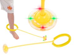 Ikonka Aga Hula hop Skakalna zvezda LED Rumena