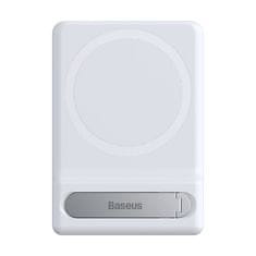 BASEUS zložljivo magnetno stojalo za iPhone MagSafe (belo)