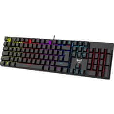 Bytezone Dozer mehanska gaming tipkovnica, RGB, Anti-Ghosting, črna (BZ-87) - kot nov