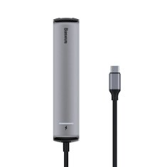BASEUS Adapter HUB 6w1 USB-C na 3x USB 3.0 + HDMI + RJ45 + USB-C PD