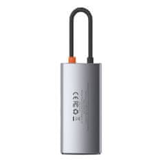 BASEUS Hub 4w1 Metal Gleam Series, USB-C do USB 3.0 + USB 2.0 + HDMI + USB-C PD