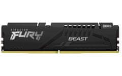 Kingston FURY Beast Black RAM pomnilnik, 16 GB, 5200 MHz, DDR5, CL36, DIMM (KF552C36BBE-16)