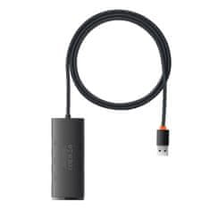 BASEUS Hub 4w1 Lite Series USB do 4x USB 3.0 1m črn