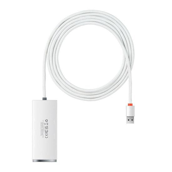 BASEUS Hub 4w1 Lite Series USB do 4x USB 3.0 2m bel