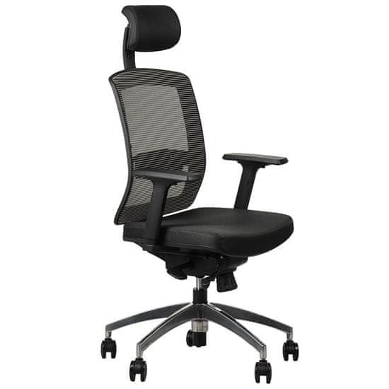 STEMA Vrtljivi stol s podaljšanim sedežem GN-301/ALU GREY