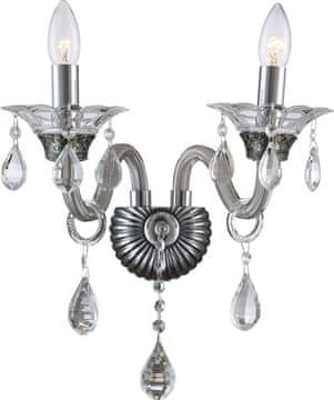 shumee SVETILKA Z BLEŠČICAMI (04) 38 X 22 X 34 CM SREBRNA