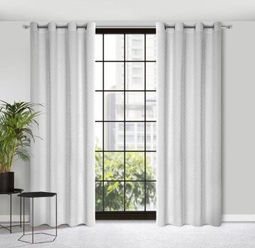 shumee GOTOVA ZAVESA ISLA 140 X 250 CM BELA