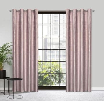 shumee GOTOVA ZAVESA MARSALA 140X250 CM ROZA