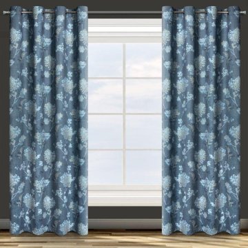 shumee PRIPRAVLJENA ZAVESA D91 ANDY 140 X 250 CM TEMNO MODRA
