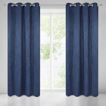 shumee GOTOVA ZAVESA ROSSIE 140X250 CM MORNO MODRA