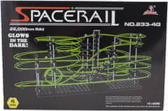 Ikonka Spacerail v temi svetleča se steza za kroglice 4. stopnje 72 cm x 34 cm x 36 cm