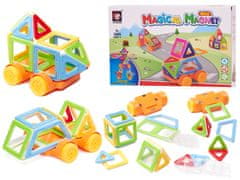 WOWO Magnetne kocke za otroke - Mini Magnetic Blocks Magic Magnet 38 kosov, za otroke od 3 let v 1