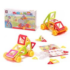 WOWO Igrača za otroke - Mini Magnetic Blocks Magic Magnet 38 kosov za otroke 3+ leta v2
