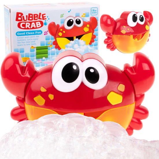 WOWO Crab Bubble Maker - kopalna igrača na temo rakov