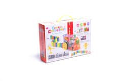 WOWO Domino Puzzle Train - prozorna lokomotiva Domino Puzzle Train