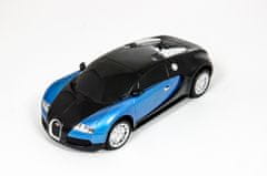 Ikonka RC licenca za avto Bugatti Veyron 1:24 modra