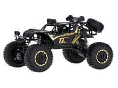 WOWO RC Rock Crawler - RC Rock Crawler 2,4 GHz 1,8 - črn kovinski avto na daljinsko upravljanje, 51 cm