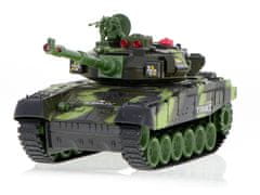 WOWO Daljinsko voden RC tank - RC War Tank 9993 z gozdno kamuflažo, 2,4 GHz