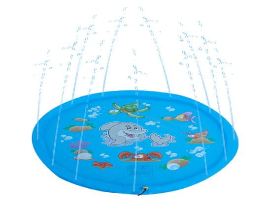 WOWO Fontana z razpršilcem - Vodna fontana z razpršilcem in paravanom v tuš kadi, 170 cm
