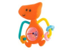 WOWO HOLA Baby Rattle with Teether - HOLA Baby Rattle with Tether - Komplet 5 dinozavrov
