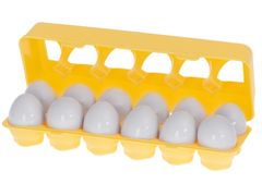 WOWO Sestavljanka v obliki jajca - Educational Puzzle Sorter, 12 kosov