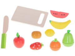 Ikonka Leseno sadje za rezanje z magnetom v škatli + dodatki