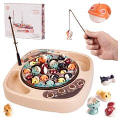 shumee Arkadna igra Fishing family + dodatki, bež, 27 kos.