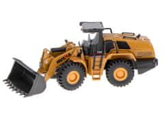 WOWO RC kovinski model bagra - H-toys 1813 RC kovinski model bagra, nakladalec na kolesih, buldožer, daljinski upravljalnik 1.60 Die-Cast