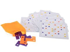 WOWO Tetris Puzzle Game with Puzzle Cubes - Tetris Puzzle Game with Puzzle Cubes and Cards - 42 kosov