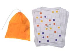 WOWO Tetris Puzzle Game with Puzzle Cubes - Tetris Puzzle Game with Puzzle Cubes and Cards - 42 kosov