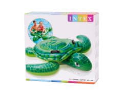 Ikonka INTEX napihljiva plavalna vzmetnica želva ponton 150cm