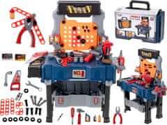 shumee Delavniški set DIY miza + orodje 65 kos.