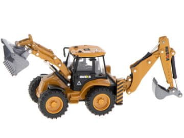 WOWO Kovinski model rovokopač-nakladalnik s premično žlico 1:50